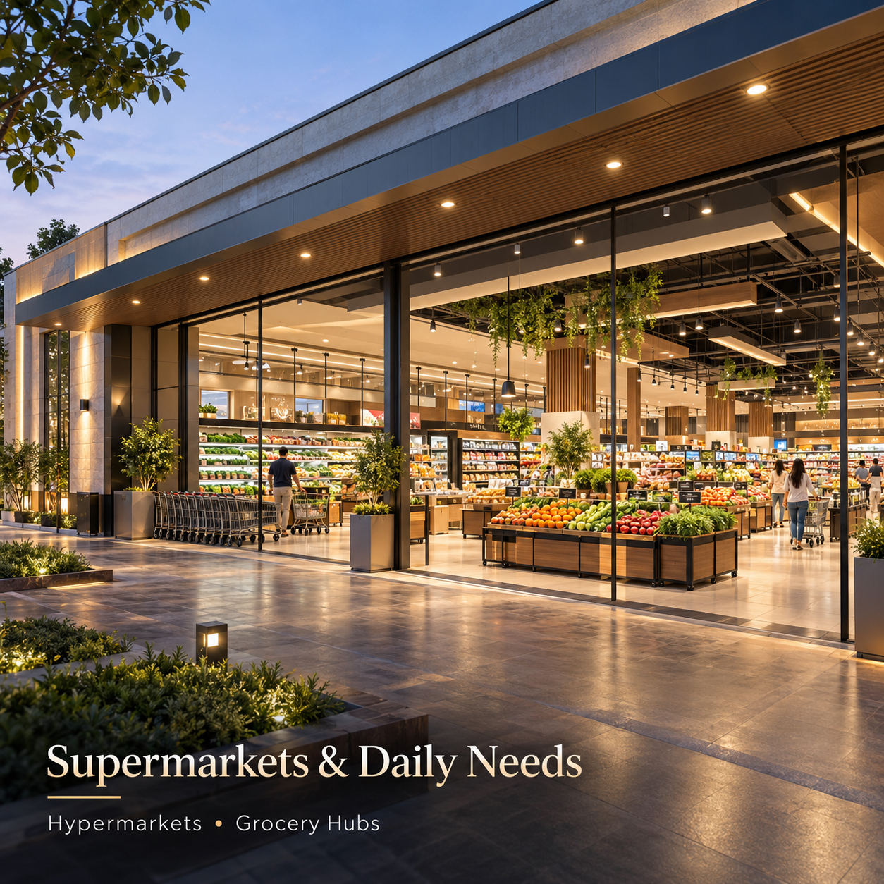 Supermarkets & Daily Needs